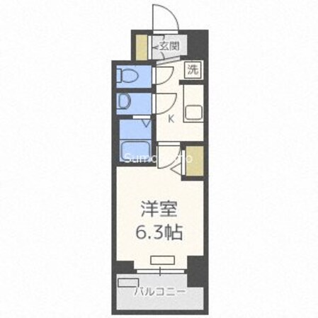 プレサンス大手前ピリオドの物件間取画像